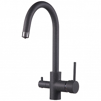 Смеситель для кухни Rossinka Z35-28-Gray серый