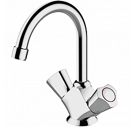 Смеситель для умывальника Bravat Duo F1133186CP-RUS