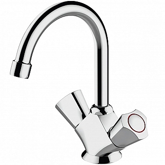 Смеситель для умывальника Bravat Duo F1133186CP-RUS