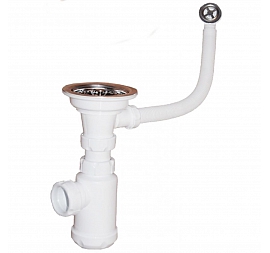 Сифон для кухонной мойки Grand 3 1/2" С.Н.370-11-01