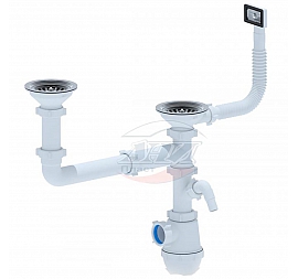 Сифон для кухонной мойки Ани Пласт A7700SP