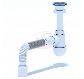 Сифон для кухонной мойки Ани Пласт C0110