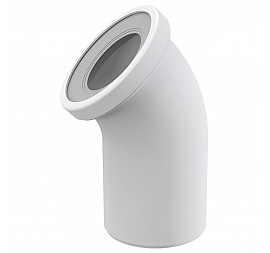 Колено для унитаза 45° AlcaPlast A90-45