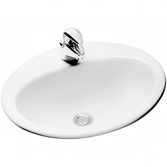 Умывальник Jacob Delafon Ovale Dessus E1358-00 50 см