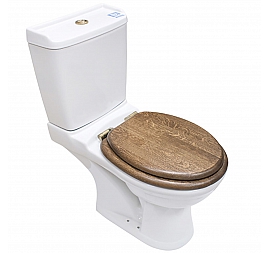 Унитаз-компакт Della Boston Oak Bronze DE721090122 микролифт