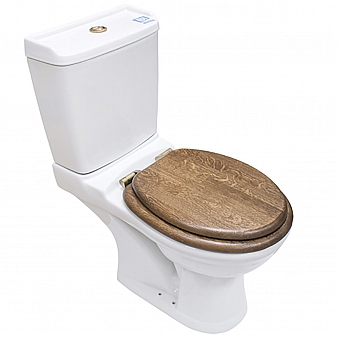 Унитаз-компакт Della Boston Oak Bronze DE721090122 микролифт