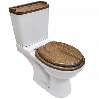 Унитаз-компакт Della Boston Oak Bronze DE721090124 микролифт