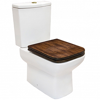 Унитаз-компакт Della Quattro Oak Bronze DE521090122 микролифт