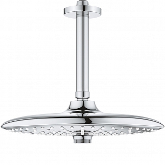 Верхний душ Grohe Euphoria 260 SmartControl 26460000 с потолочным душевым кронштейном 142 мм