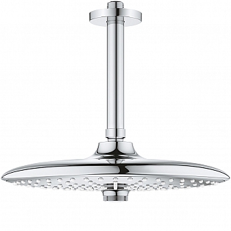 Верхний душ Grohe Euphoria 260 SmartControl 26461000 с потолочным душевым кронштейном 142 мм