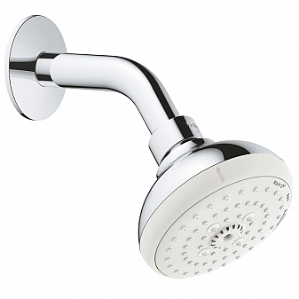 Верхний душ Grohe New Tempesta Classic 100 26088001 с душевым кронштейном 178 мм