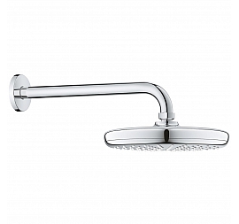 Верхний душ Grohe New Tempesta Classic 210 26412000 с душевым кронштейном 286 мм