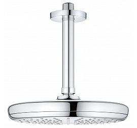 Верхний душ Grohe New Tempesta Classic 210 26414000 с потолочным душевым кронштейном 142 мм