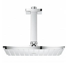 Верхний душ Grohe Rainshower Allure 230 26055000 с потолочным душевым кронштейном 154 мм