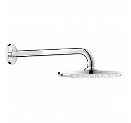 Верхний душ Grohe Rainshower Cosmopolitan Metal 210 26052000 с душевым кронштейном 286 мм