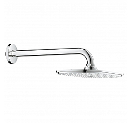 Верхний душ Grohe Rainshower Cosmopolitan Metal 300 26058000 с душевым кронштейном 286 мм