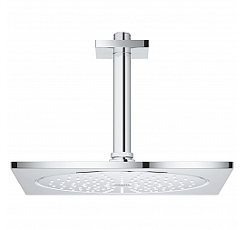 Верхний душ Grohe Rainshower F-series 254 26061000 с потолочным душевым кронштейном 142 мм