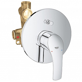 Смеситель для ванны Grohe Eurosmart 2015 33305002 внешняя и встраиваемая части