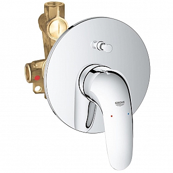 Смеситель для ванны Grohe Eurostyle 2015 Solid 23730003 внешняя и встраиваемая части