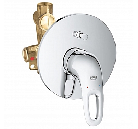 Смеситель для ванны Grohe Eurostyle 2015 33637003 внешняя и встраиваемая части