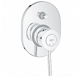 Смеситель для ванны Grohe BauClassic 29047000 внешняя и встраиваемая части