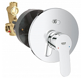 Смеситель для ванны Grohe BauEdge 29079000 внешняя и встраиваемая части