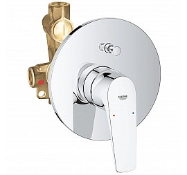 Смеситель для ванны Grohe BauFlow 29113000 внешняя и встраиваемая части