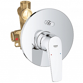 Смеситель для ванны Grohe BauFlow 29113000 внешняя и встраиваемая части