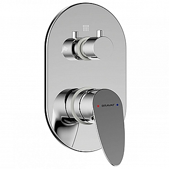 Смеситель для ванны Bravat Drop P69190C-2-RUS внешняя часть