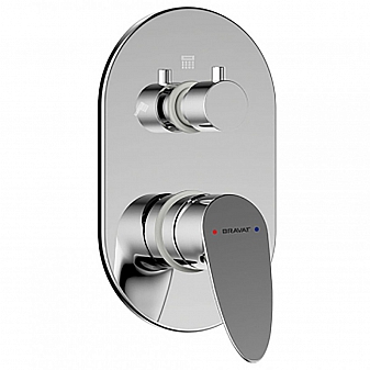 Смеситель для ванны Bravat Drop P69190C-RUS внешняя часть