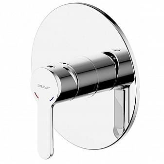 Смеситель для душа Bravat Stream PB83783CP-ENG внешняя часть