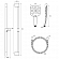 Душевой гарнитур Ravak Chrome 921.00 X07S002