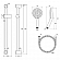 Душевой гарнитур Ravak Chrome 922.00 X07S003