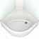 Душевая кабина Domani-Spa Delight 99 High DS01D99HWM00 90x90 см