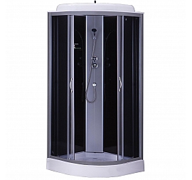 Душевая кабина Loranto CS-6611 G 100x100 см тонированное стекло