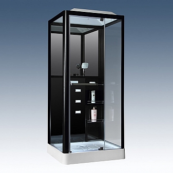 Душевая кабина Loranto CS 126-3A R 100х90 см тонированное стекло