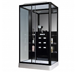 Душевая кабина Loranto CS 129-3A L 150х90 см тонированное стекло