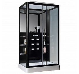 Душевая кабина Loranto CS 129-3A R 150х90 см тонированное стекло