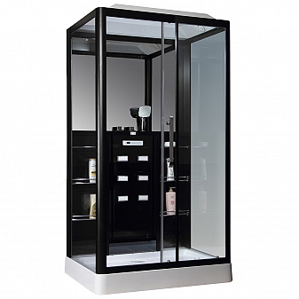 Душевая кабина Loranto CS 129-3A R 150х90 см тонированное стекло