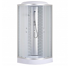 Душевая кабина Loranto CS-6680-13FW 80 80х80 см матовое стекло