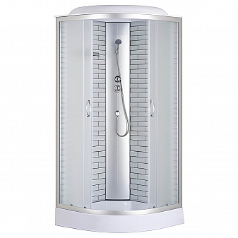 Душевая кабина Loranto CS-6680-13FW 80 80х80 см матовое стекло