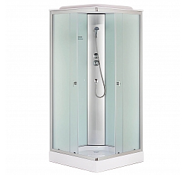 Душевая кабина Loranto CS-6411F 100х100 см матовое стекло