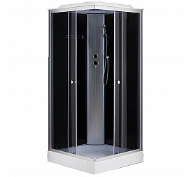 Душевая кабина Loranto CS-6411G 100х100 см прозрачноеованное стекло