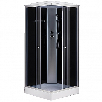 Душевая кабина Loranto CS-6411G 100х100 см прозрачноеованное стекло