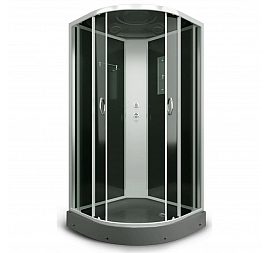 Душевая кабина Erlit Comfort ER 3510P-C2-RUS-GRAY 100x100 см тонированное стекло