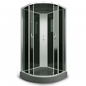 Душевая кабина Erlit Comfort ER 3510P-C2-RUS-GRAY 100x100 см тонированное стекло