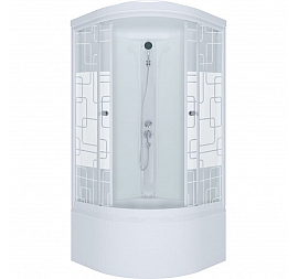 Душевая кабина Triton Квадраты Б3 90x90 см ДН4 прозрачное стекло
