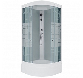 Душевая кабина Triton Мозайка Б3 90x90 см ДН4 прозрачное стекло