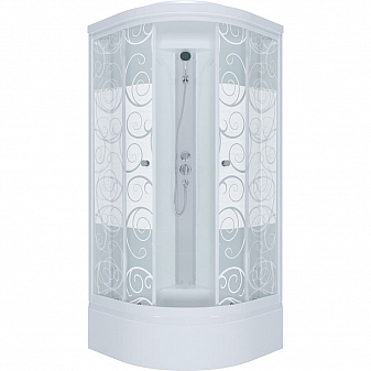 Душевая кабина Triton Узоры Б3 90x90 см ДН4 прозрачное стекло
