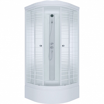 Душевая кабина Triton Полосы В3 90x90 см ДН4 прозрачное стекло